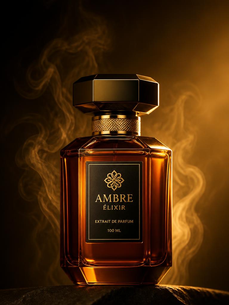 Ambre Élixir extrait de parfum bottle